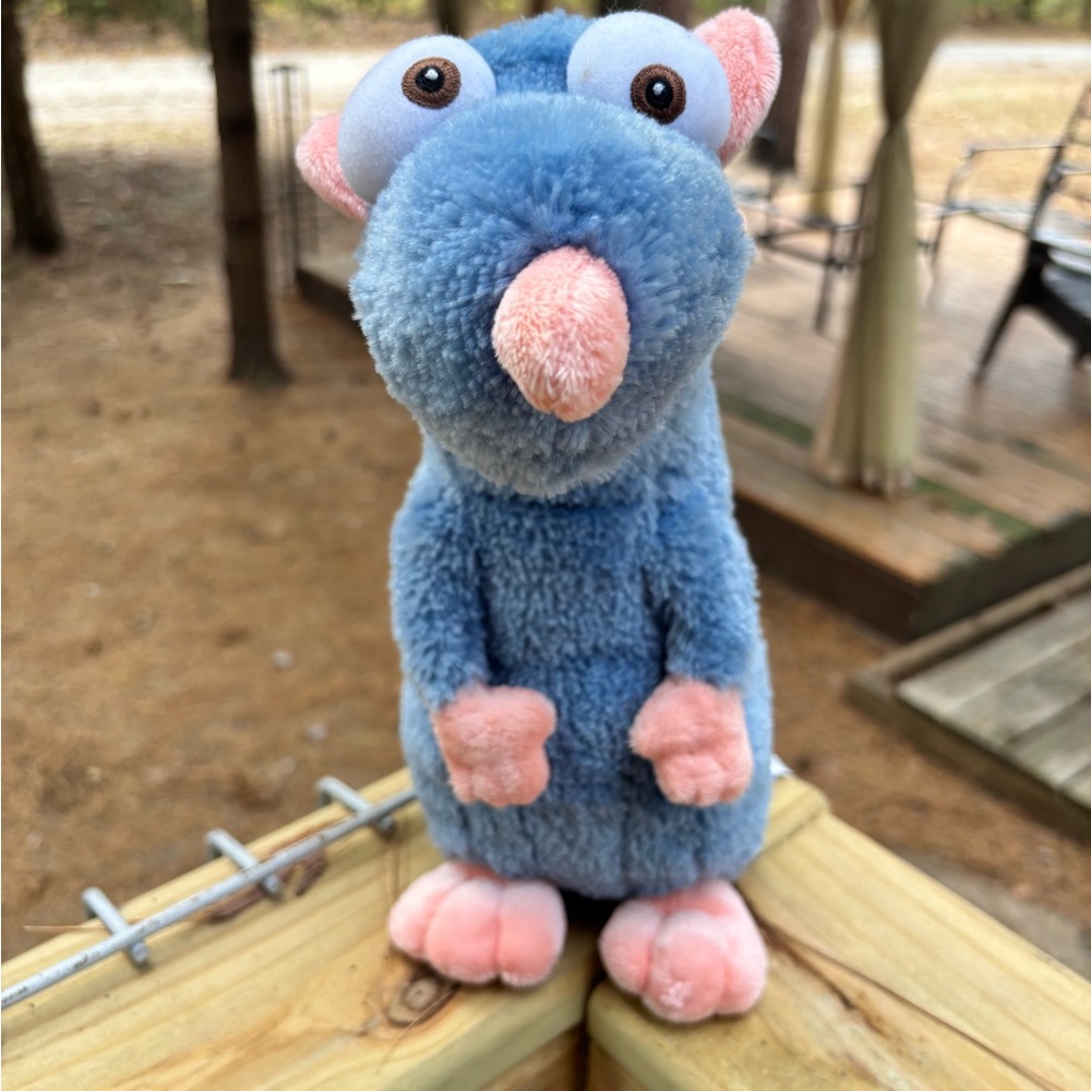 RARE Disney Pixar Ratatouille REMY RAT Plush 12”Doll Disney Parks